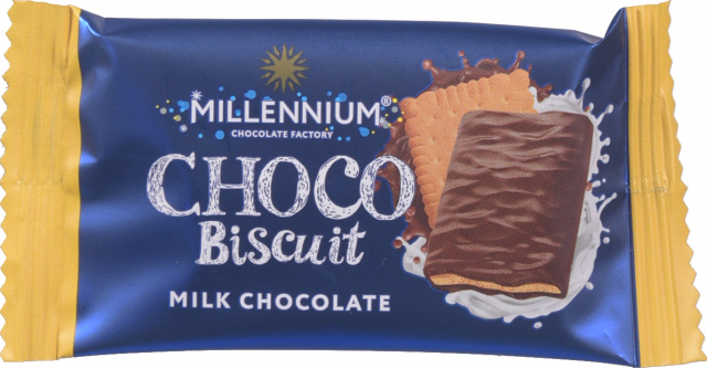 Печ Мілленіум 14 г Choco Biscuit глазуроване