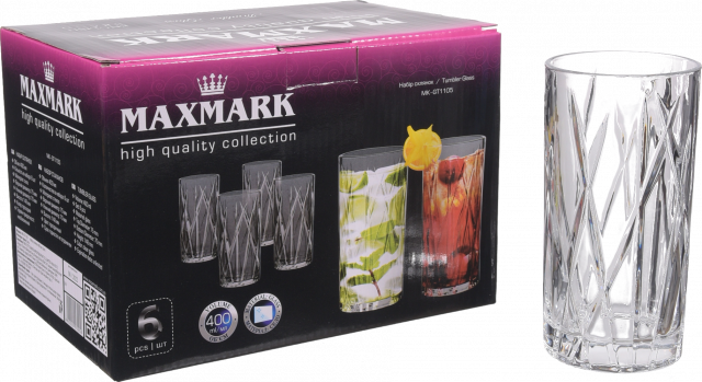 Набір стаканів Maxmark Rhombus MK-GT1105 6 шт.