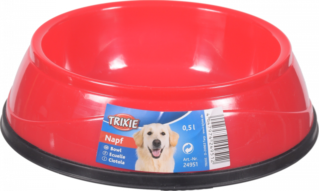 Миска д/собак Trixie 0,5 л 14 см пластик