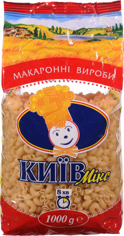 Макарони Київ-мікс 1 кг Ріжки