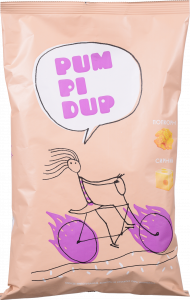 Попкорн Pumpidup 90 г зі смаком сиру пармезан