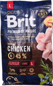 Корм д/собак Brit Premium 3 кг сух. д/вел. порід з куркою 170823