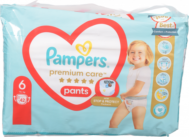 Підг.-трусики Pampers Premium Care Pants 42 шт. Giant (15+ кг)