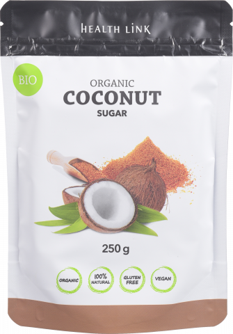 Цукор кокосовий Health Link 250 г органічний