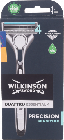 Станок д/гоління Wilkinson Quattro Titanium Sensitive 1+1 шт.
