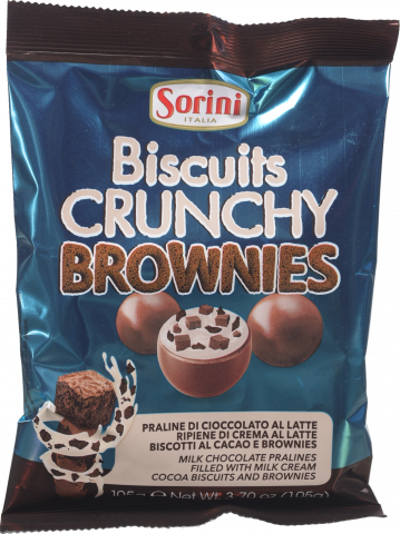 Цукерки Sorini 105 г Nutty Brownies (Італія)