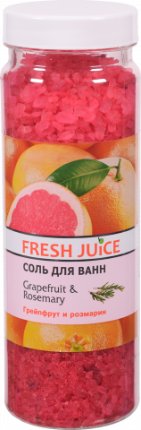 Сіль д/ванн Fresh Juice 700 г Grapefruit and Rosemary