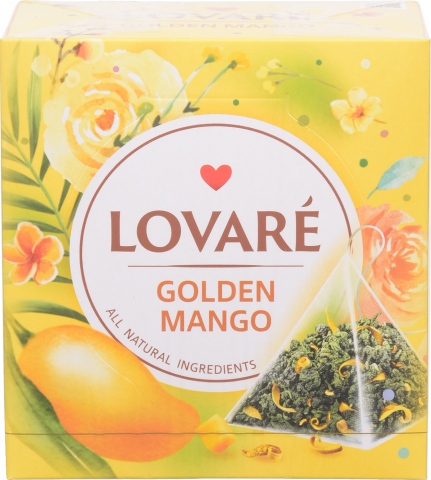 Чай Lovare 15 шт. Золотий манго