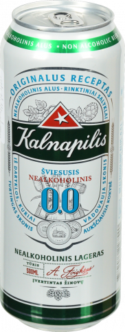 Пиво Калнапіліс 0,5 л з/б б/алк.