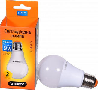 Лампа LED Videx E звичайна біла 9 Вт Е27