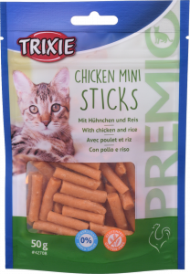 Ласощі д/котів Trixie Premio Mini Sticks 50 г курка/рис 42708