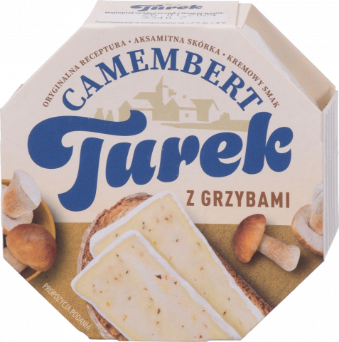 Сир Turek Camembert 120 г з грибами