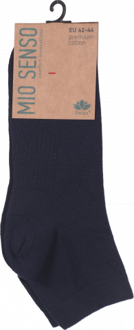 Шкарпетки чол. Mio Senso короткі C201R темно-сині, р. 42-44