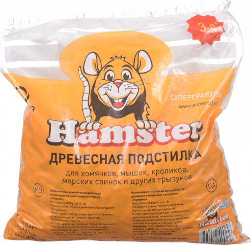 Наповнювач Hamster д/гризунів супер гранули 800 г