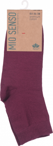 Шкарпетки жін. MioSenso Relax4 C502RF бордові 36-38