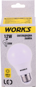 Лампа LED WORK`S звичайна жовта 12 Вт E27