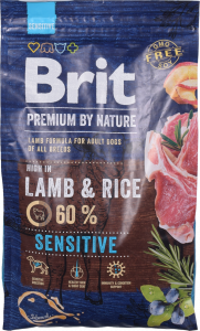 Корм д/собак Brit Premium 3 кг сух. з чутл. травленням з ягнятиною 170843