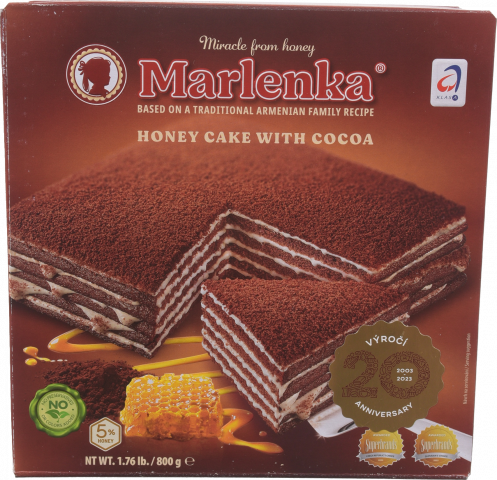 Торт Marlenka 800 г Медовий з какао
