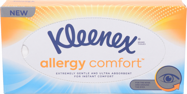 Серветки в кор. Kleenex 56 шт. Allergy comfort