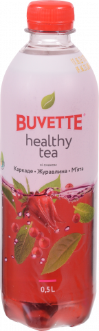 Напій б/алк. Buvette Healthy tea 0,5 л Каркаде/журавлина/м`ята