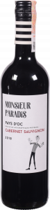 Вино Monsieyr Paradis Cab Sauv 0,75 л сух. червон. 13 (Франція)