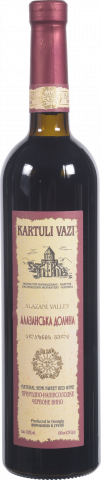 Вино Картулі Вазі Алазанська долина 0,75 л н/сол. червон.