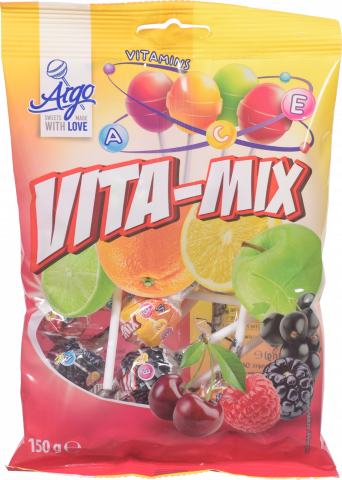 Льодяники Argo 150 г фруктові Vita-Mix