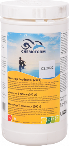 Засіб Кемохлор Chemoform Т-Таблетки 200 г тривалої дії 1 кг 505001