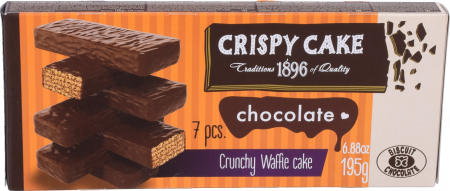 Торт ХБФ 195 г Crispy Cake шоколадний