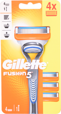 Станок д/гоління Gillette 4 картр. Fusion