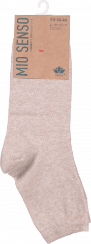 Шкарпетки жін. MioSenso Relax4 C502RF бежевий меланж 38-40
