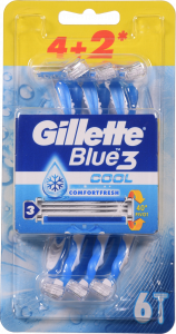 Станок однораз. д/гоління Gillette 6 шт. Blue 3 Cool