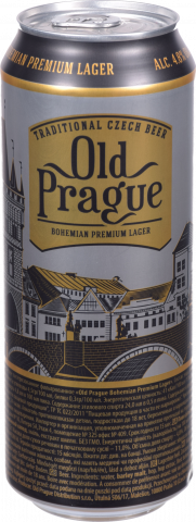 Пиво Old Prague 0,5 л з/б Bohemian Premium Lager