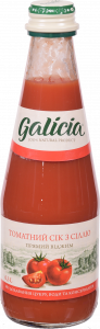 Сік Galicia 0,3 л скл. томатний з сіллю