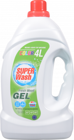 Гель д/прання Super Wash 4 л Color
