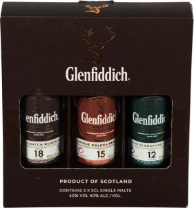 Віскі Glenfiddich Mix Pack 3х0,05 л кор. 40