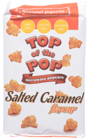 Попкорн TOP of the POP 100 г зі смаком солоної карамелі