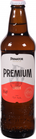 Пиво Пріматор Преміум 0,5 л скл. світле