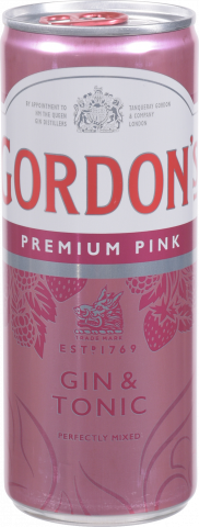 Напій алк. Gordons 0,25 мл з/б Pink Gin-Tonic