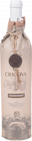 Вино Cricova Papyrus Chardonnay 0,75 л сух. біле