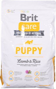 Корм д/собак Brit Care Puppy Lamb and Rice 3 кг д/цуценят 132701