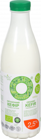 Кефір Organic Milk органіч. термостат. 2,5 1 л бут.