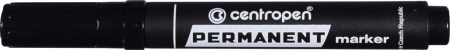 Маркер Centropen Permanent спиртовий 1-4,6 мм чорний 8576