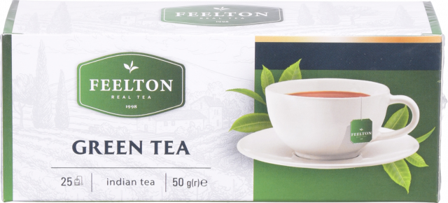 Чай Feelton 25 шт. зал. Green Tea (П)