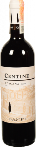 Вино Banfi Centine Toscana IGT Rosso 0,75 л сух. червон.