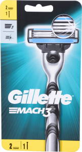 Станок д/гоління Gillette Мак3 2 картр.
