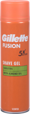 Гель д/гоління Gillette Fusion 200 мл д/чутливої шкіри