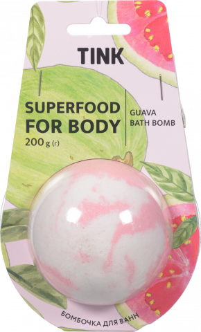 Бомбочка-гейзер д/ванн Tink 200 г Guava