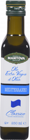 Олія оливкова MANTOVA 0,25 л Extra Virgin Європейський бленд скл. (ЄС)