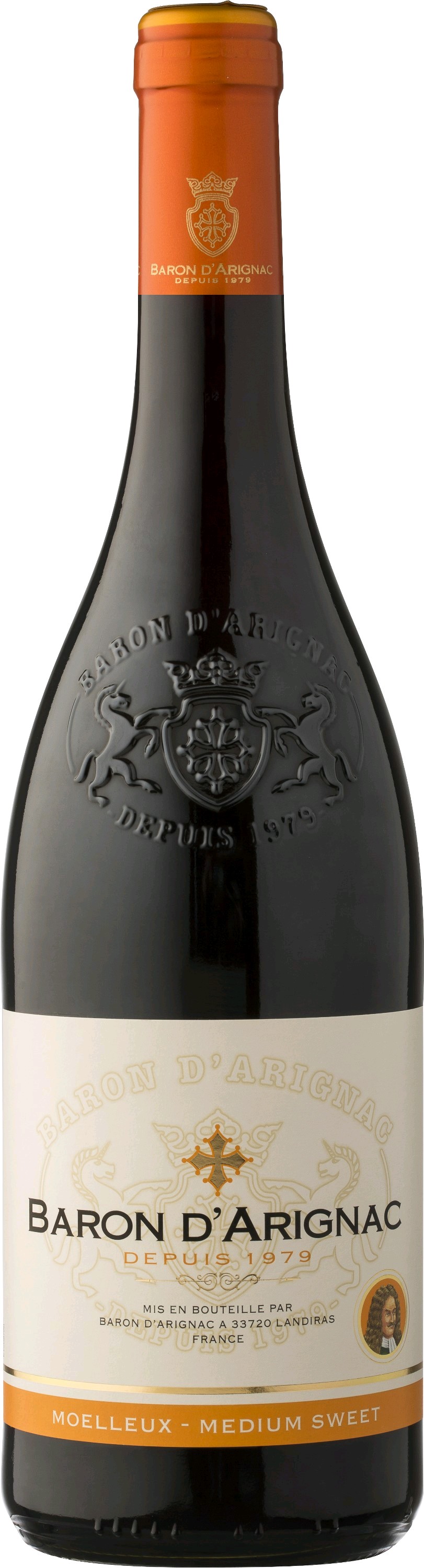 Вино красное полусладкое Rouge Baron d`Arignac, 0.75 л